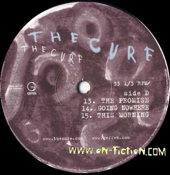 The Cure - New Album on Geffen / I AM/ Polydor / Universal - On